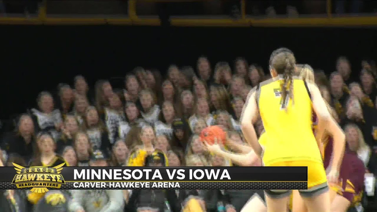 Iowa Women lose at home to Minnesota 91-85