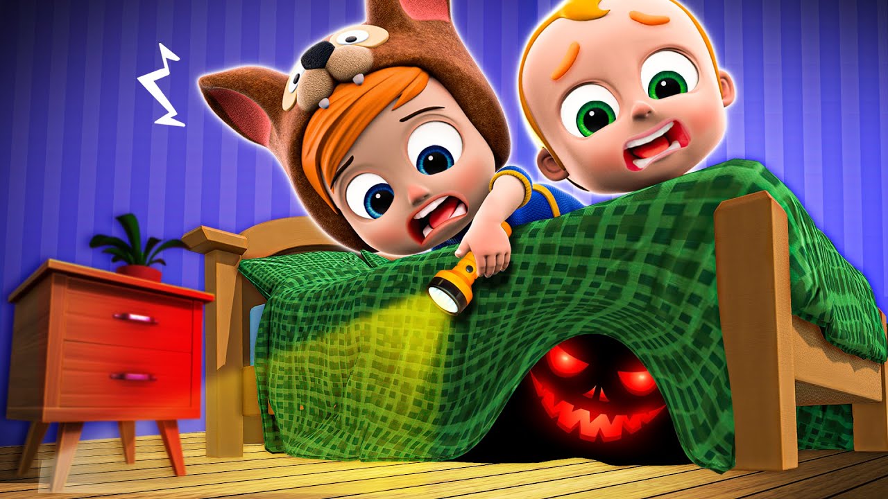 Monstruos en la Oscuridad | ¿Quién Está Debajo de la Cama? | Canciones infantiles para Niños