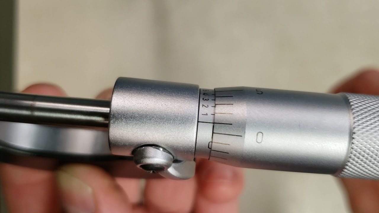 Étalonner un micromètre