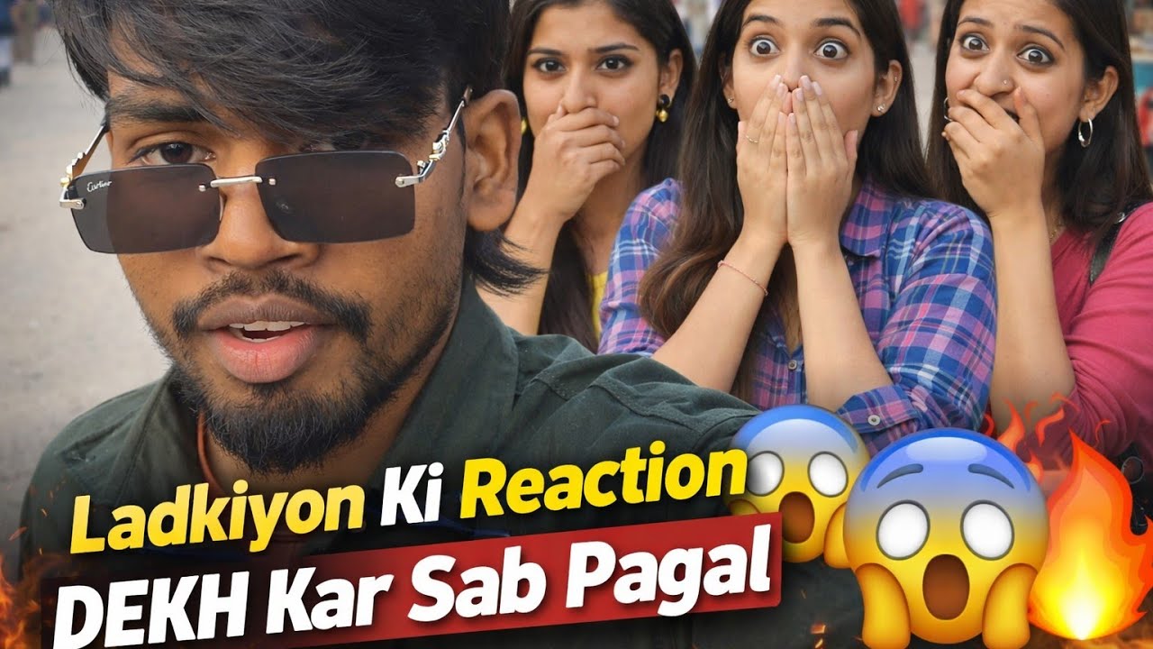 🔥 ROAD PAR LADKIYON NE DIYA SABSE CRAZY REACTION 😍😱 #falanevlog
