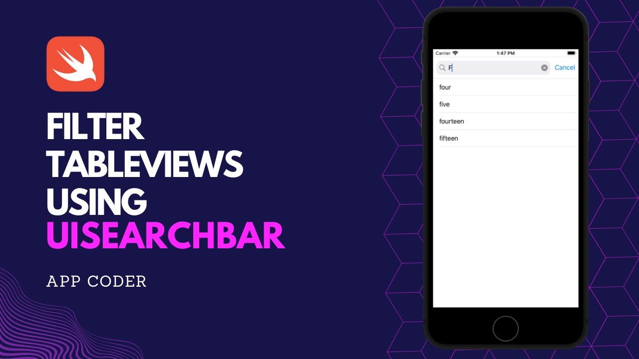 Filter Table View Using UISearchBar | Swift