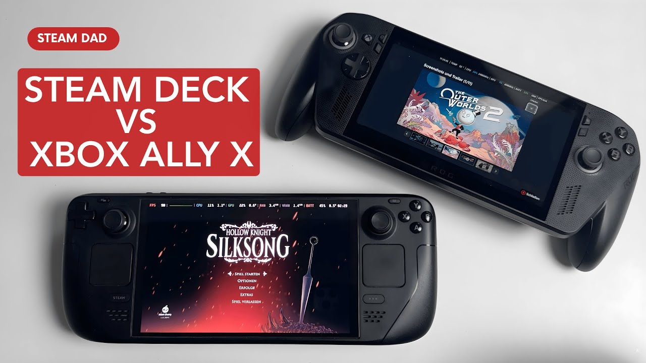 Steam Deck vs XBOX Ally X – Was solltest du 2025 wirklich kaufen?