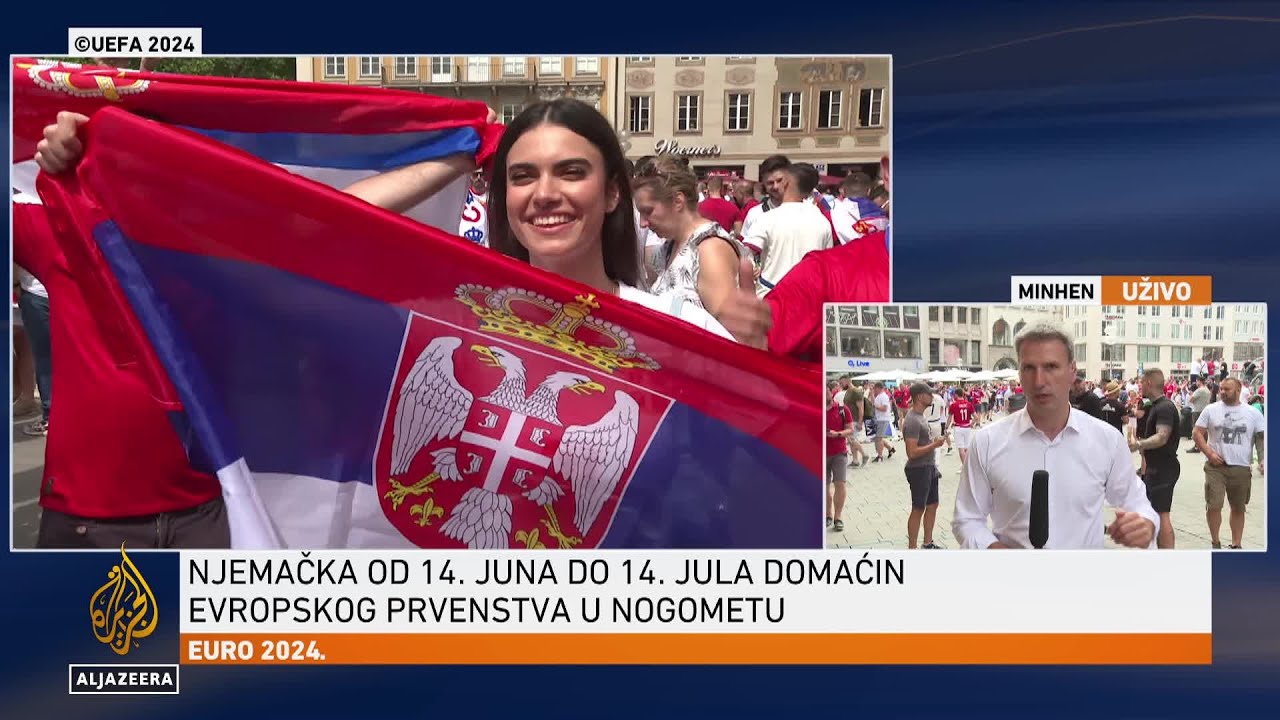 Dobra atmosfera pred duel Slovenije i Srbije u Minhenu