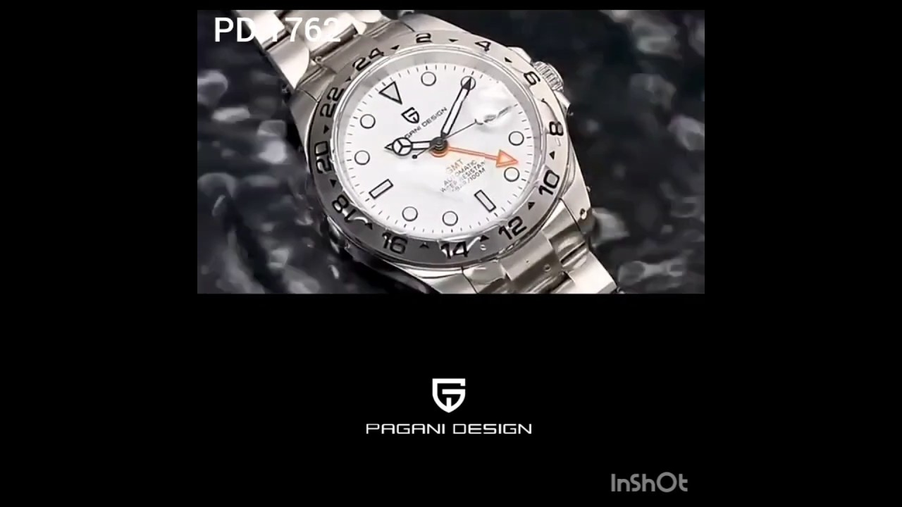 Pagani Design Watch (Model Pd-1762) Homage to Rolex GMT Explorer II