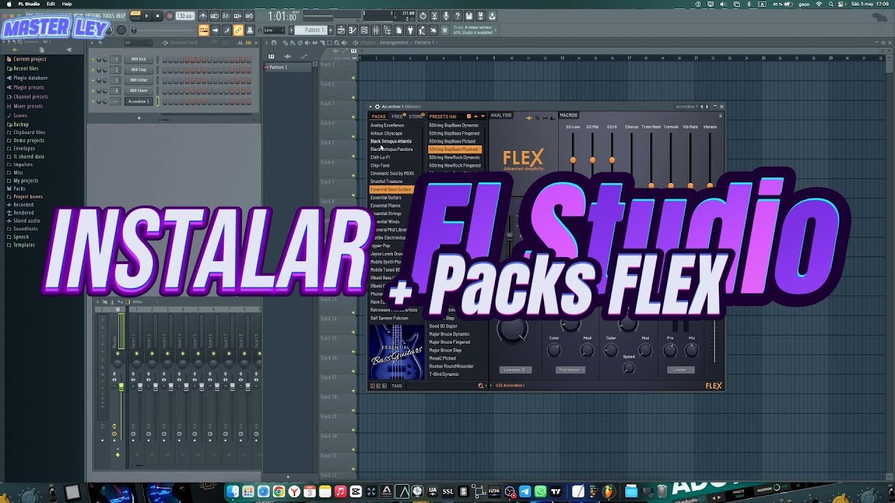 Instalar Fl Studio + Packs del FLEX