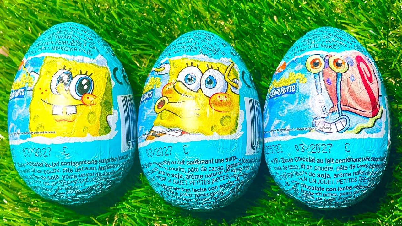 SpongeBob ASMR: Unboxing the Ultimate Surprise Egg Collection!