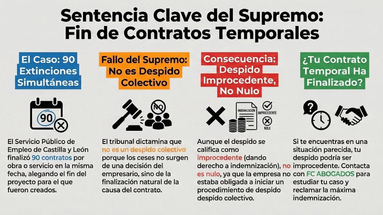 🏛️ ¿Despido Nulo o Improcedente en planes de empleo? 🤔👉⚖️STS 5752/2025  DESPIDO de 90 trabajadores‼️