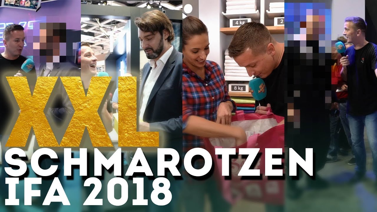 XXL-Schmarotzen auf der IFA 2018 Messe !!!