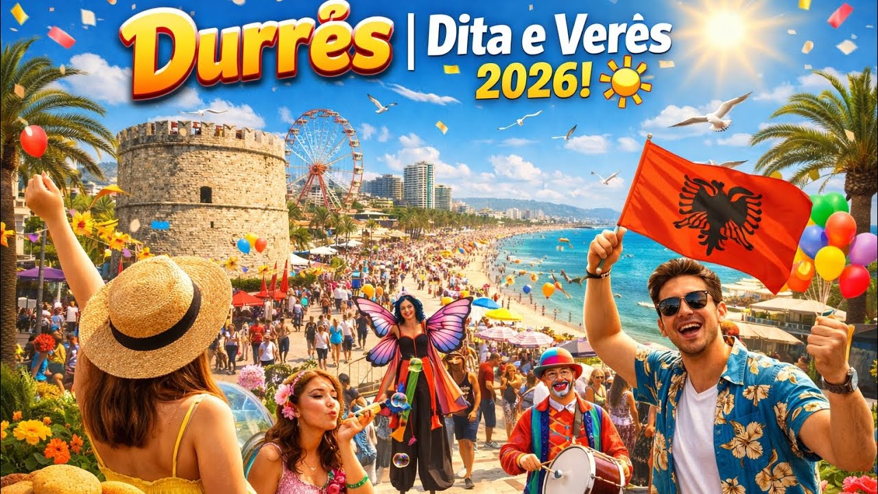 Durrës Albania | Dita e Verës 2026 ☀️ Atmosfera në Qytet