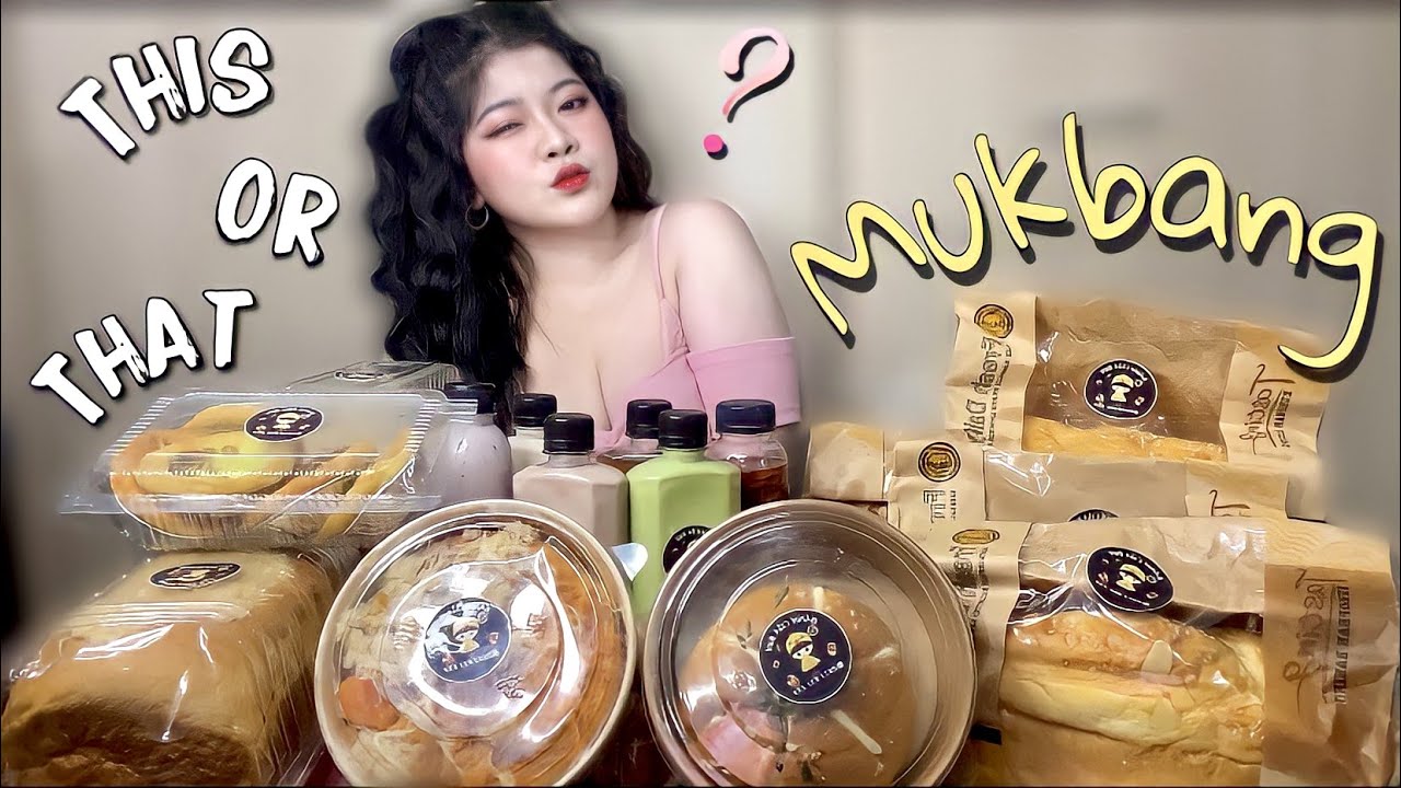 MUKBANG BA CÁI BÁNH TRÁI ĐỒ ĐÓ VỚI TRÀ SỮA ĐỒ NỬA // CÔ BÉO NÓI GÌ VỀ VỤ 15 CHÚ CHÓ? SKILL OR SIZE??