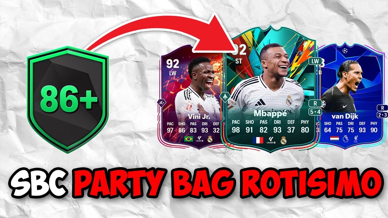 ¡Abrí SBC Player Pick PARTY BAG 86+ Y SALIÓ MUY BIEN en EA FC 25!