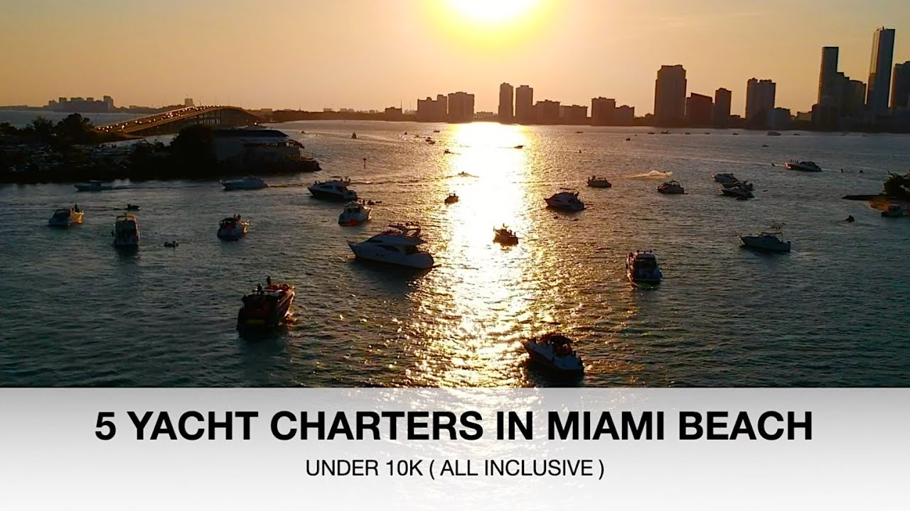 5 Best Luxury Yacht Charters in Miami Beach FL (305-340-6959)