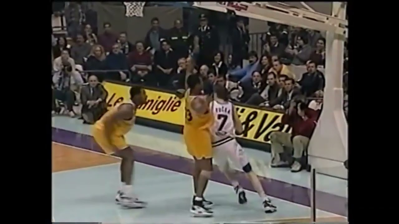 Gregor Fucka 1998 Euroleague Teamsystem Bologna - Maccabi Tel Aviv