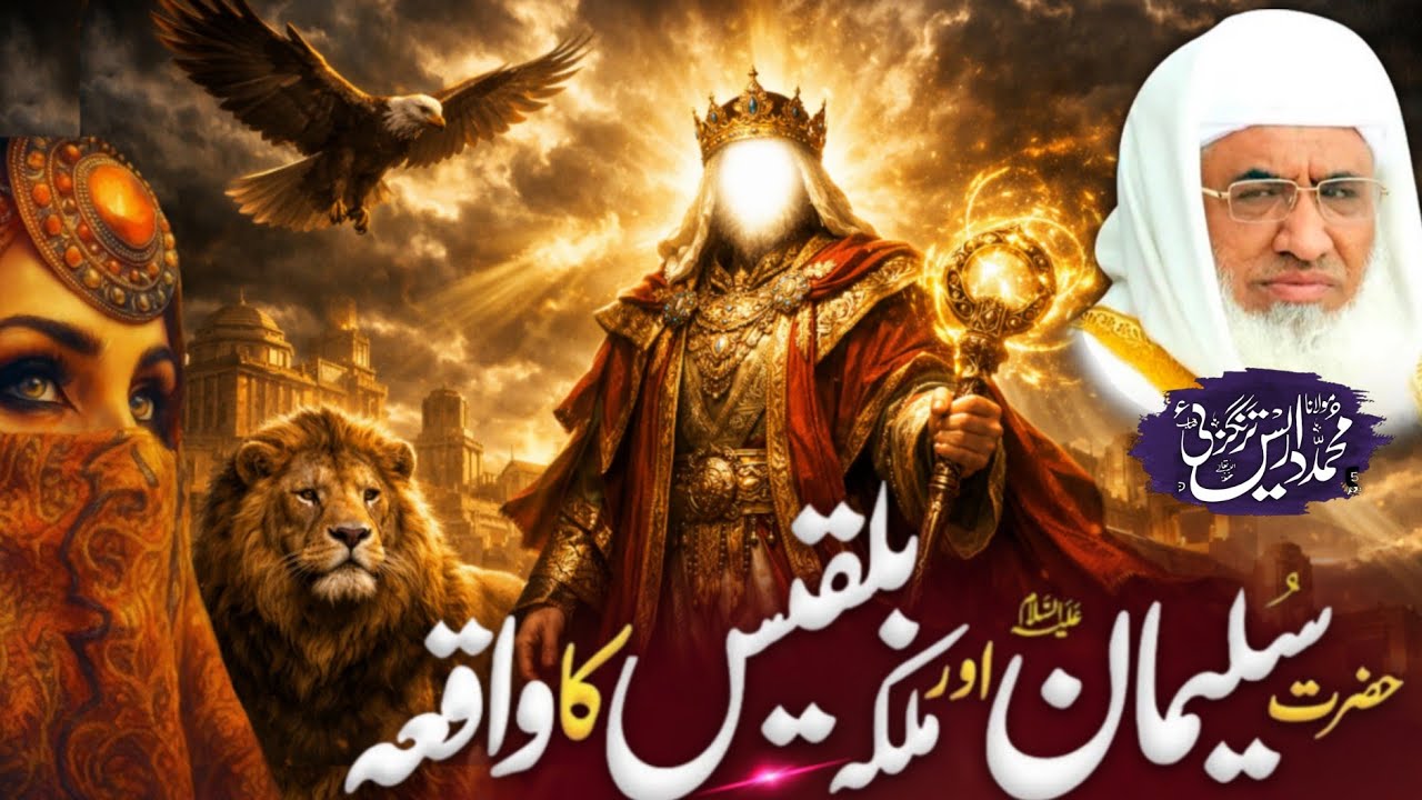ملکہ بلقیس او حضرت سلیمانؑ حيرانوونکی قصه | molana sheikh Idrees Sahib pashto bayan