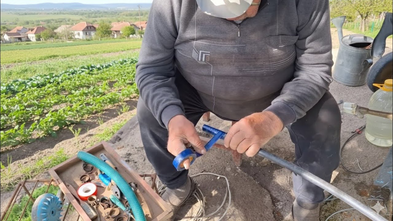 Simple garden irrigation system