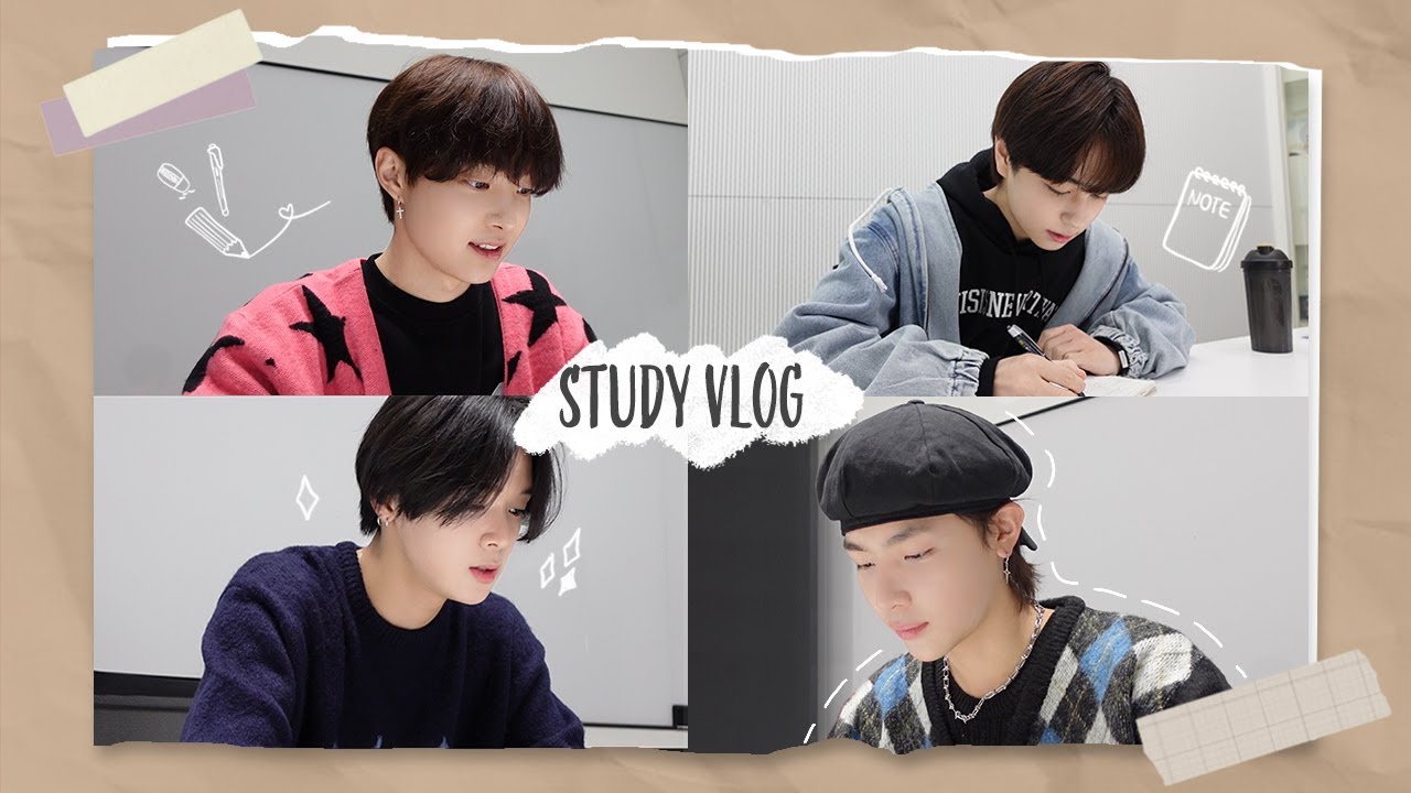 [&AUDITION boys] Study Vlog - Learning Japanese & English -