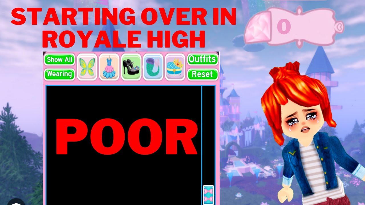 STARTING OVER IN ROYALE HIGH..... (SERIES) ROBLOX Royale High CHALLENGE!