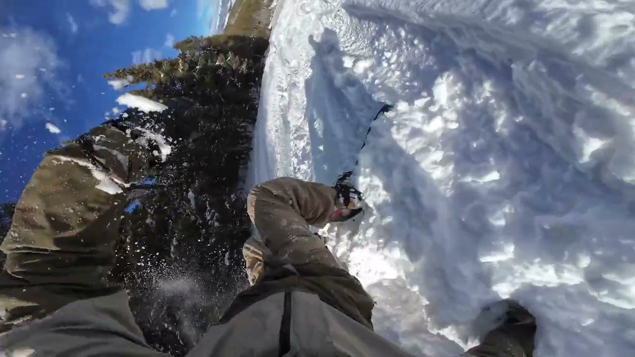 12/08/2025 Day 36 Breckenridge dropped rope on new trails. Surprised powder day with park board