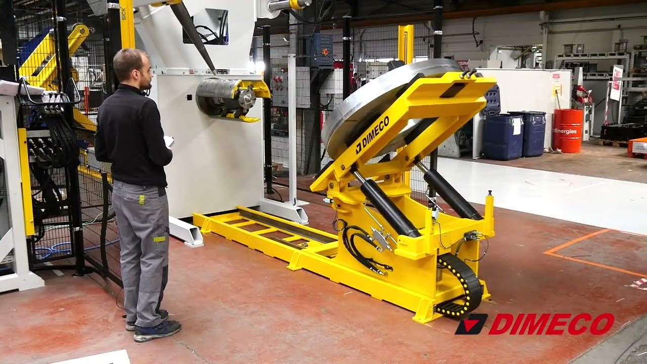 Fixe Tiltmatic®: The Safest Way to Handle Coils delivered on vertical axis | 100% Automatic Solution