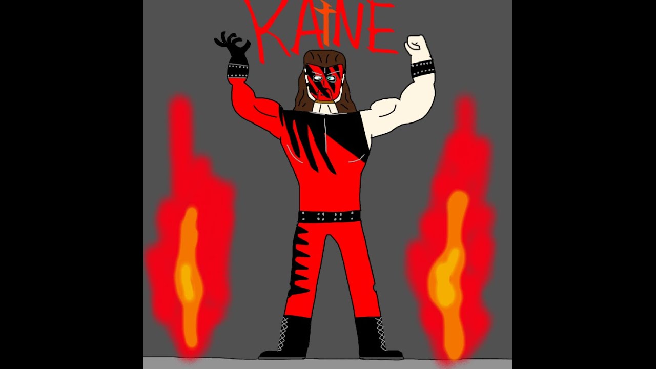 KANE timelapse art WWE