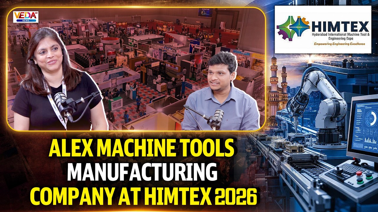 Alex Machine Tools Manufacturing Company at HIMTEX 2026 | Veda TV News