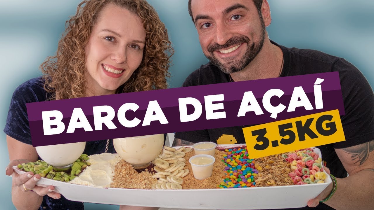 Desafio #65 - Barca gigante de Açaí!! 3.5kg! (Feat. Ivna Corbucci)