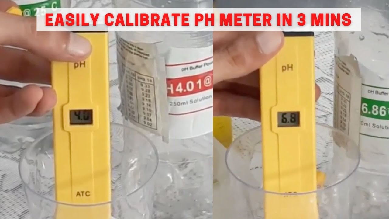 How to calibrate a pH meter at home? (Step by Step guide). Semi Automatic with Screw driver.