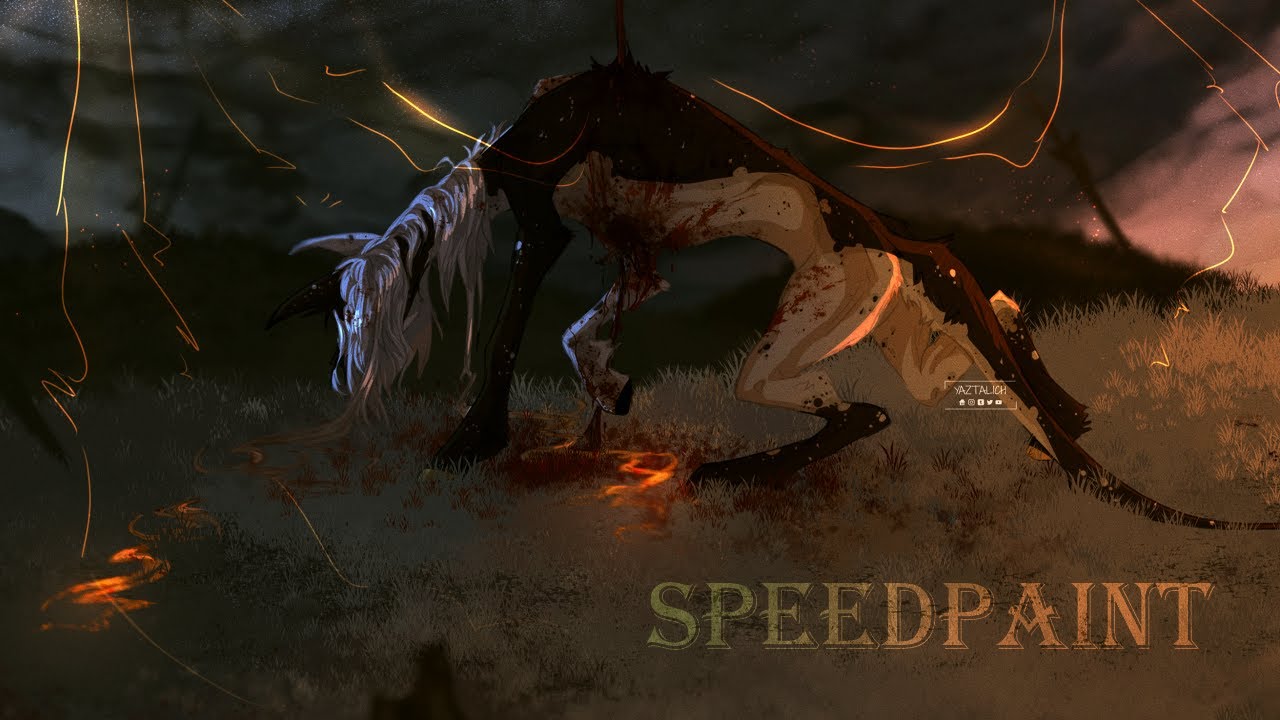 gore/ battles. (mlp oc speedpaint)