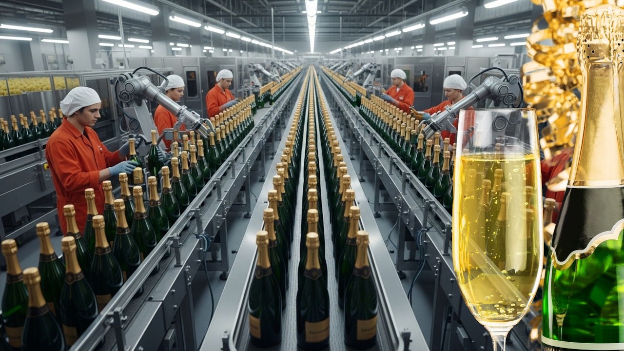 Cómo se Crea el Champán de Lujo — De Uvas Selectas a Botellas Millonarias (Proceso Completo)
