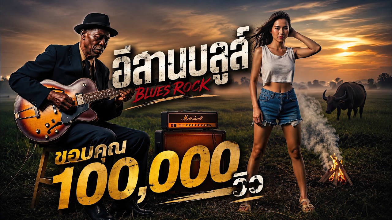 รวมเพลงอีสานบลูส์ เข้ม ร็อคบาดลึก 🎸 Classic Blues Rock Vol.1