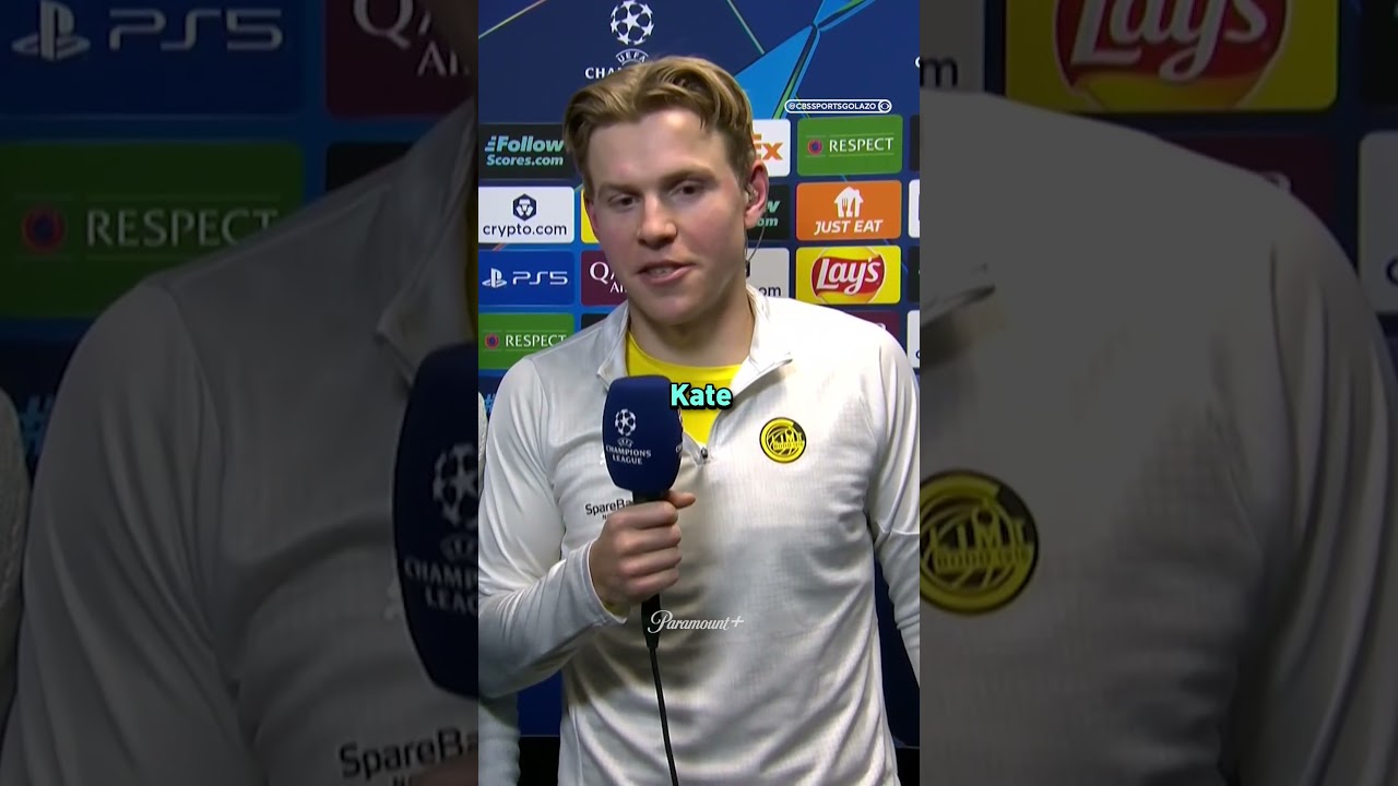 Jens Petter Hauge nie wahał się 🗣️ #UCLToday