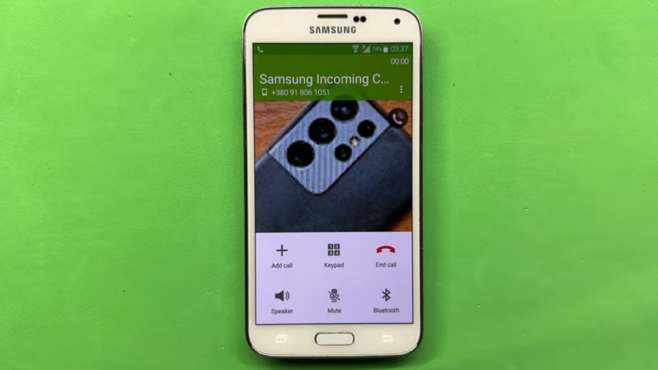 Samsung Galaxy S5 LTE-A SM-G901F Incoming Call Android 6.0.1