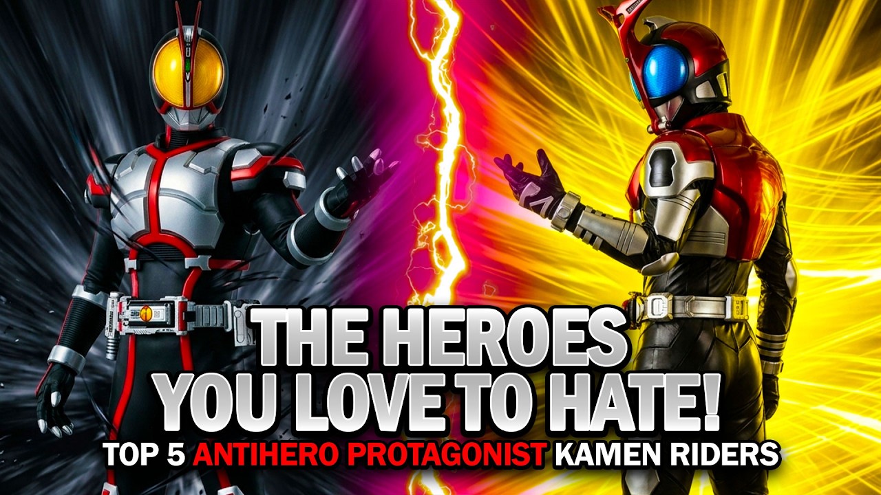 THE HEROES YOU LOVE TO HATE! Top 5 Antihero Protagonist Kamen Riders