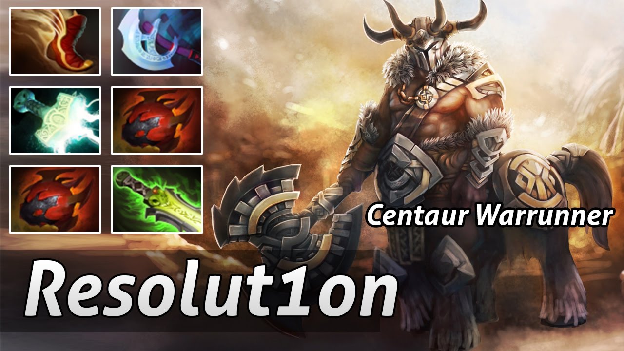 Centaur Warrunner Build Super Carry 5k HP by Resolution vs Alliance Dota 2