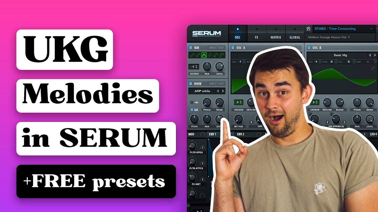 A quick House/Garage Melody in SERUM | + FREE presets