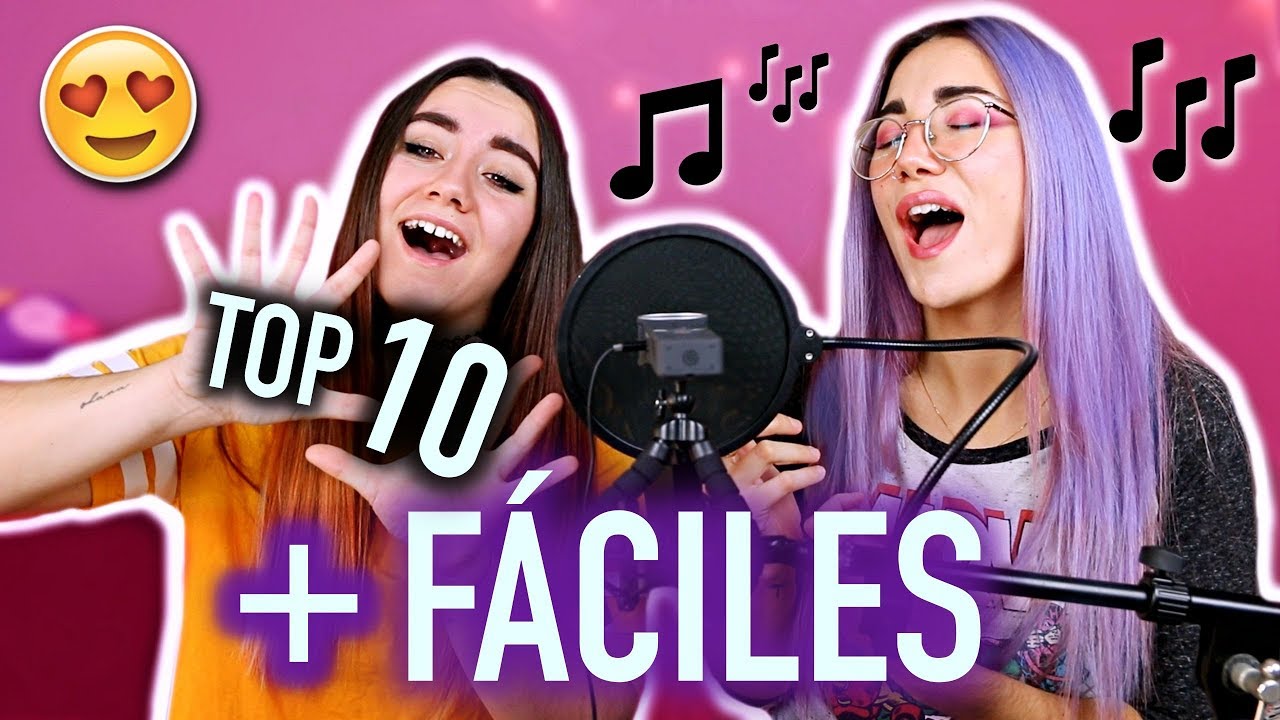 LAS 10 CANCIONES MÁS FÁCILES de CANTAR 🎤 *De iniciación! | Carla Laubalo