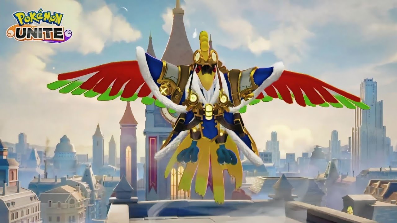 Ho-Oh New Treasure Chest Official Trailer Orange Tag Holowear -  Pok&eacute;mon Unite