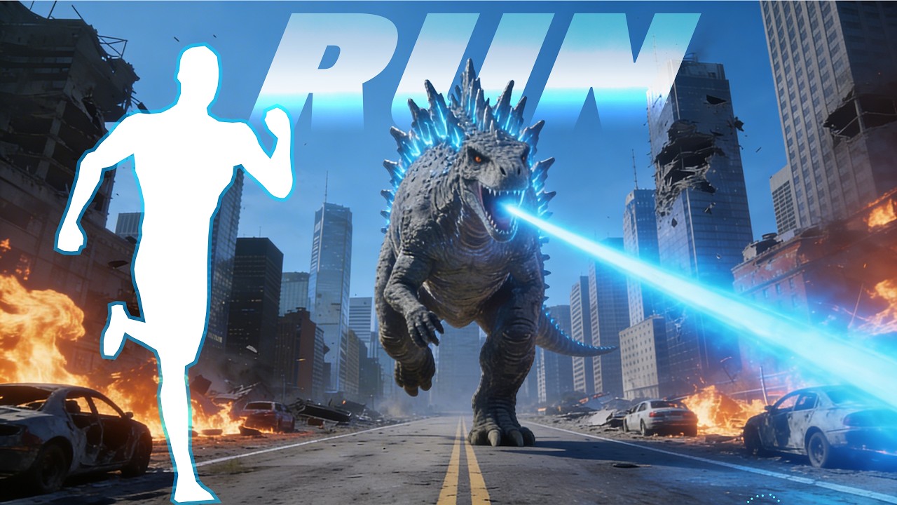 DINO RUN | IMMERSIVE WARM UP FITNESS | FULL HD