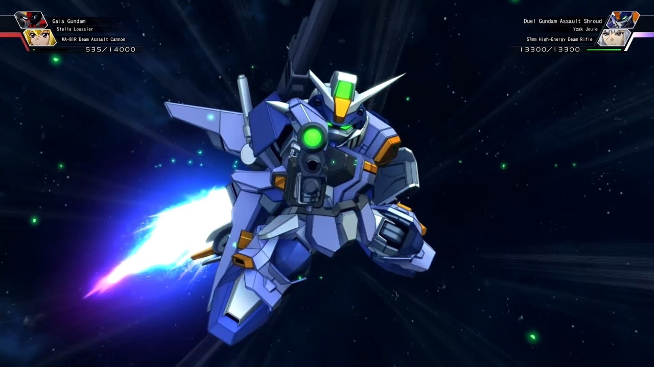 SD Gundam G Gen Cross Rays - GAT-X102 Duel Gundam (Assault Shroud) (Yzak Joule) (Gundam SEED)