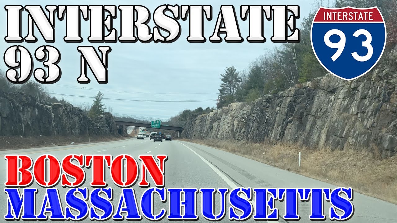I-93 North - Boston MA to Concord NH - 4K Highway Drive