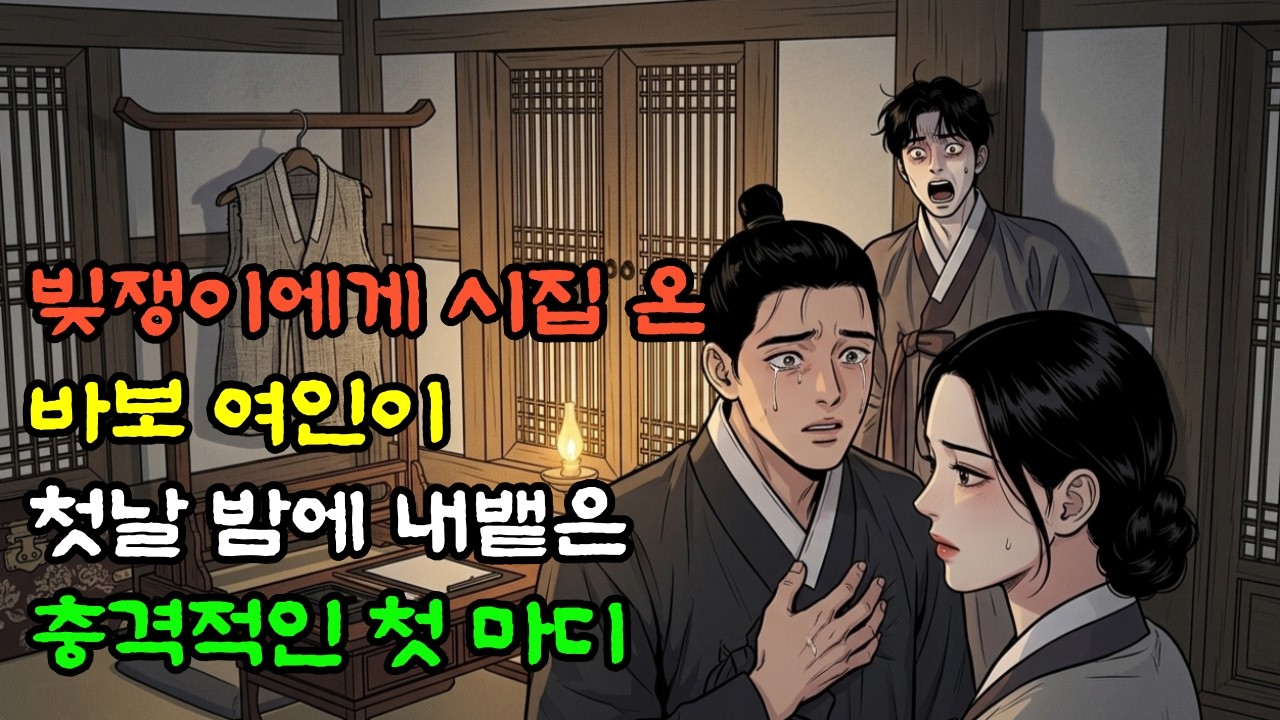 바보 여인이 결혼한 첫날 밤에 내뱉은 충격적인 첫 마디 | 설화 | 야담 | 민담 | 전설 | 옛날이야기 | 수면동화 | 만담 | 사연 | 오디오북 |