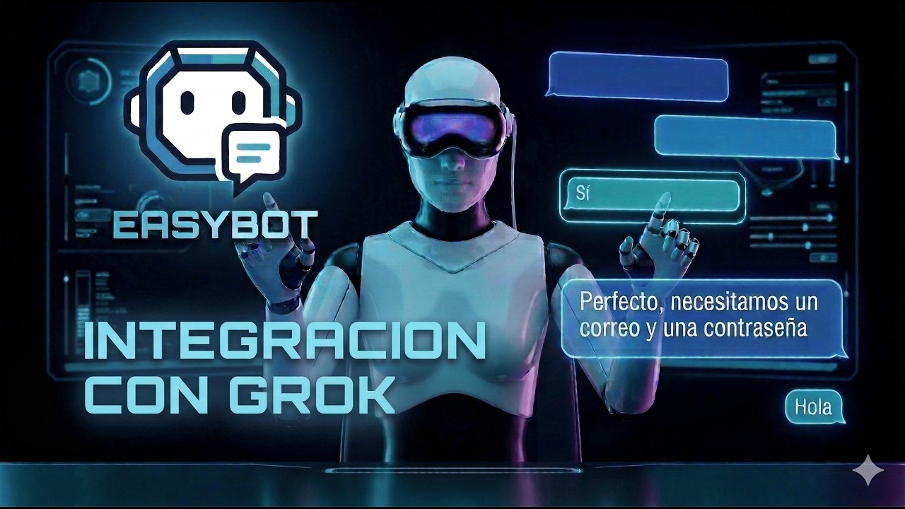 06 | Cómo Integrar Grok con Easy Bot | Conectar Inteligencia Artificial