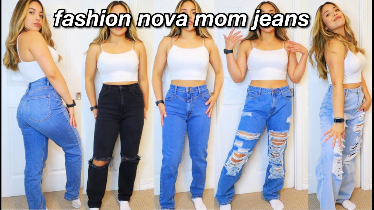 The Best Mom Jeans From Fashion Nova  |  jean collection/haul