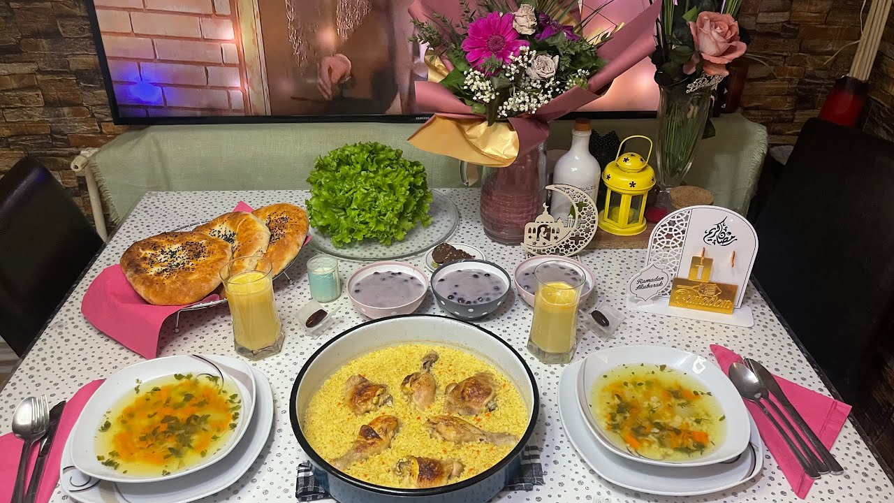 IFTAR:BULGUR I BATACI,SUPA,PUDING SA BOROVNICAMA I LEPINE👌❤️🌹