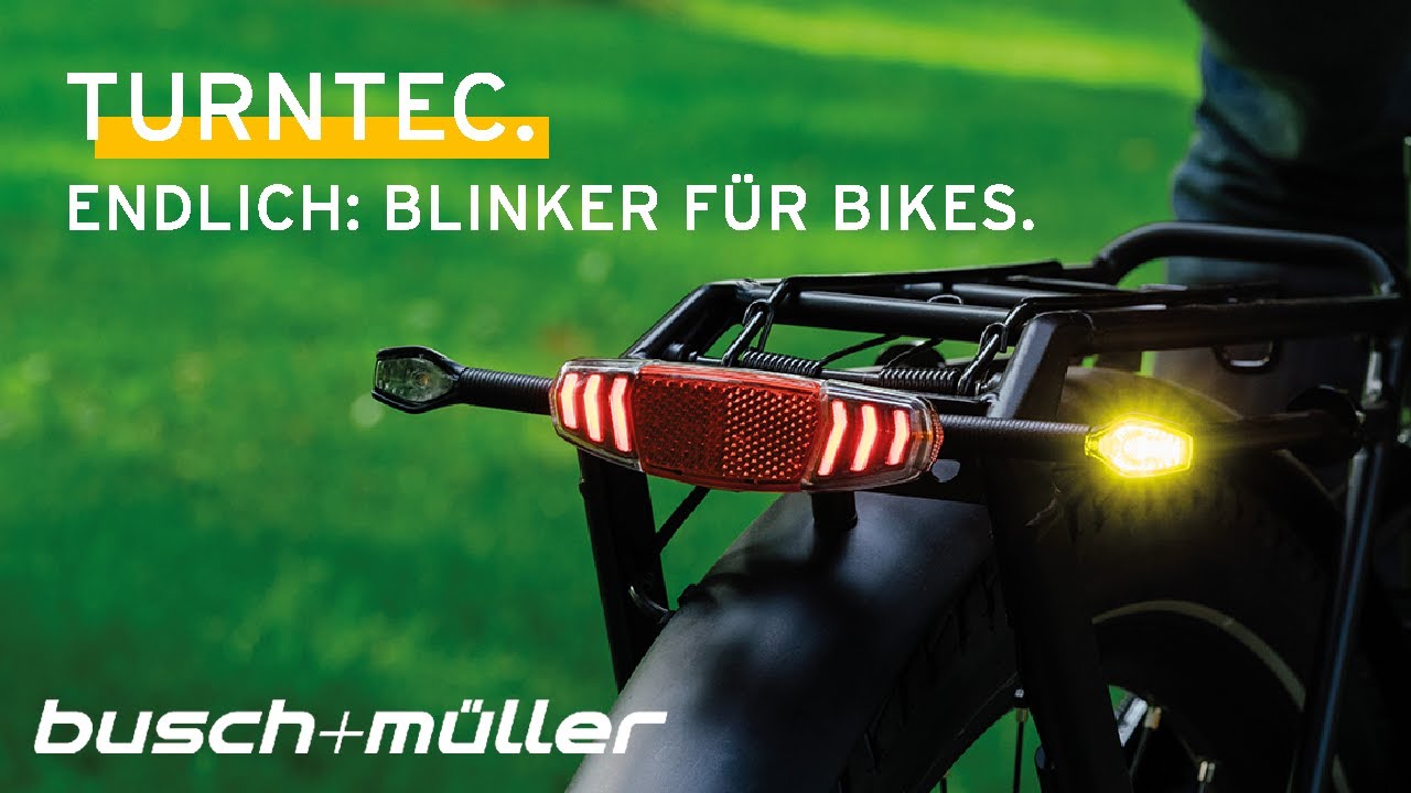 Blinker am Fahrrad jetzt legal !? TURNTEC von Busch und Müller