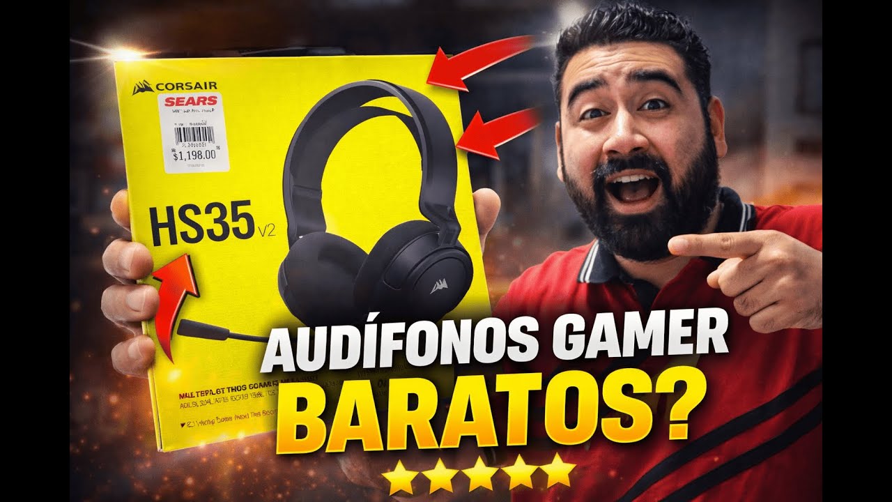 👉 Probé los Corsair HS35 v2… ¿los audífonos gamer baratos definitivos?