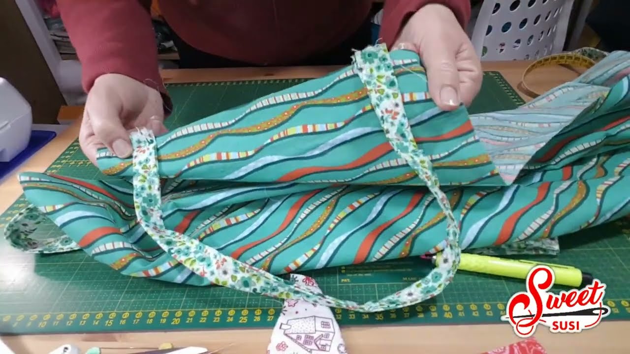 fantastica idea con scarti di stoffa / grembiule facile per principianti/ metodo facile