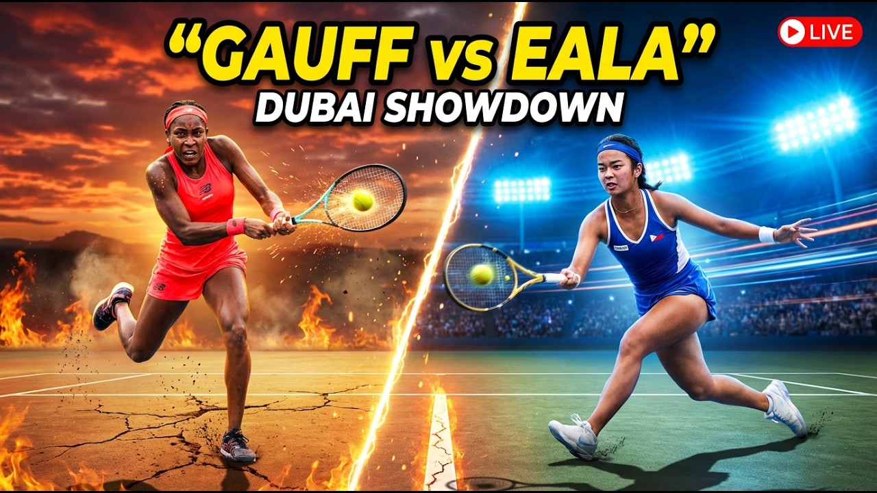 Dubai on Fire! 🔥 Alexandra Eala vs Coco Gauff – Quarterfinal Clash That Shocked the World!