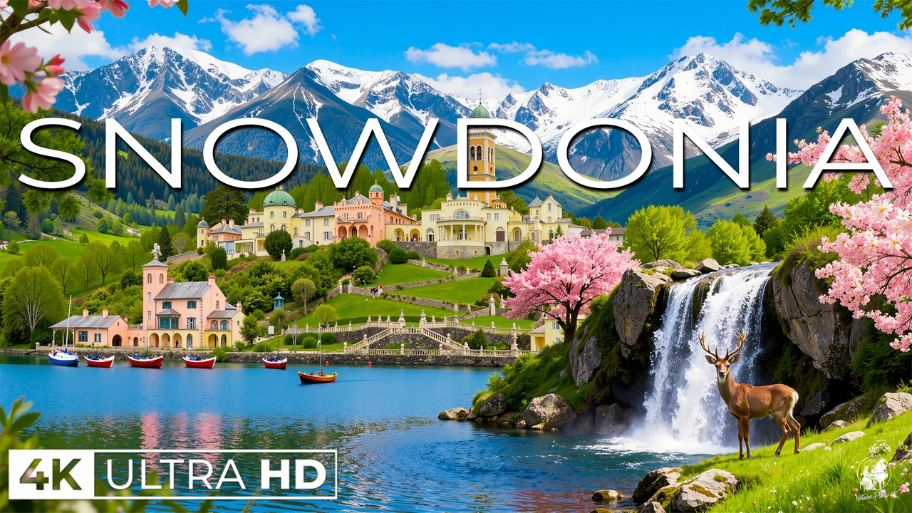 Snowdonia 4K Ultra HD 🇬🇧 | Mount Snowdon, Llyn Padarn & Cinematic Wales Landscapes
