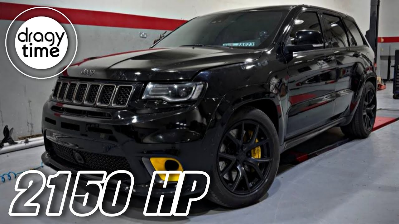 2150 HP Jeep Cherokee Trackhawk TWIN TURBO | Extreme fast acceleration from 0-332 Km/h & 0-206 mph